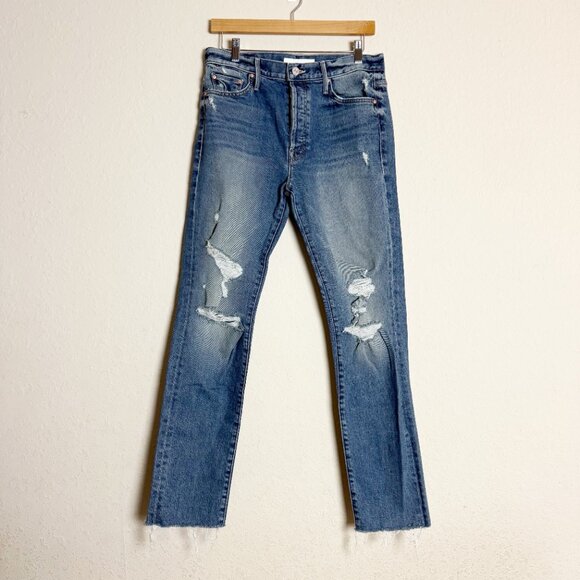 MOTHER Denim - Mother The Trickerster Skimp Fray Thrill Seeker Jeans Size 27